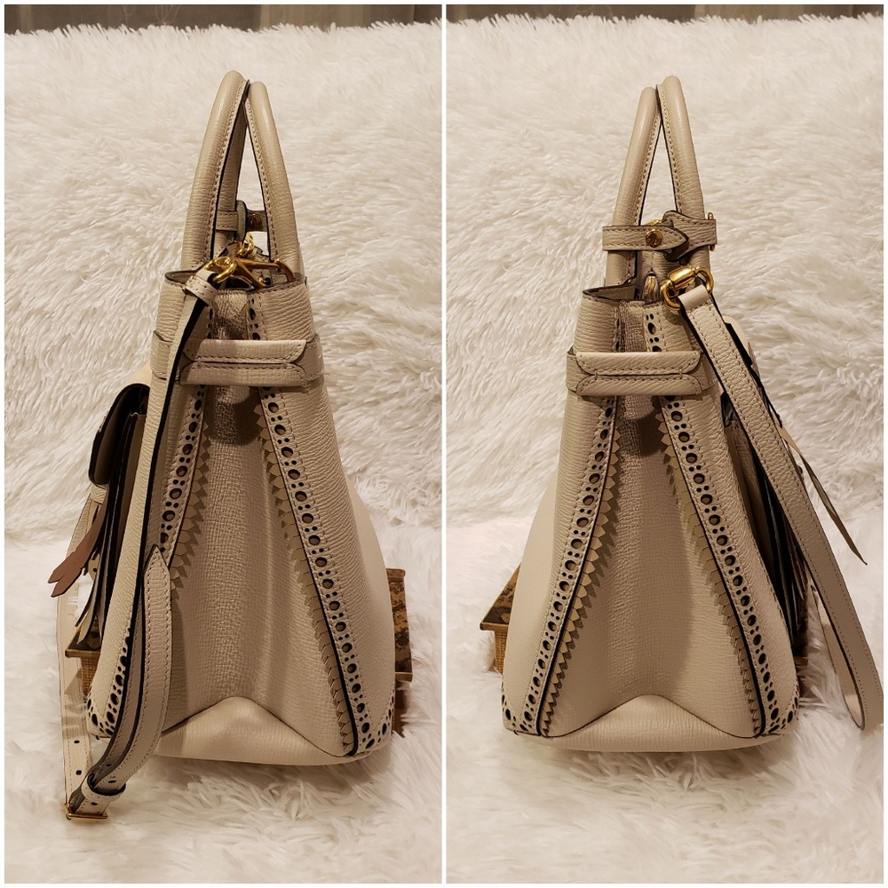 Burberry Broguing Medium Tote NWT - Picture 5 of 8